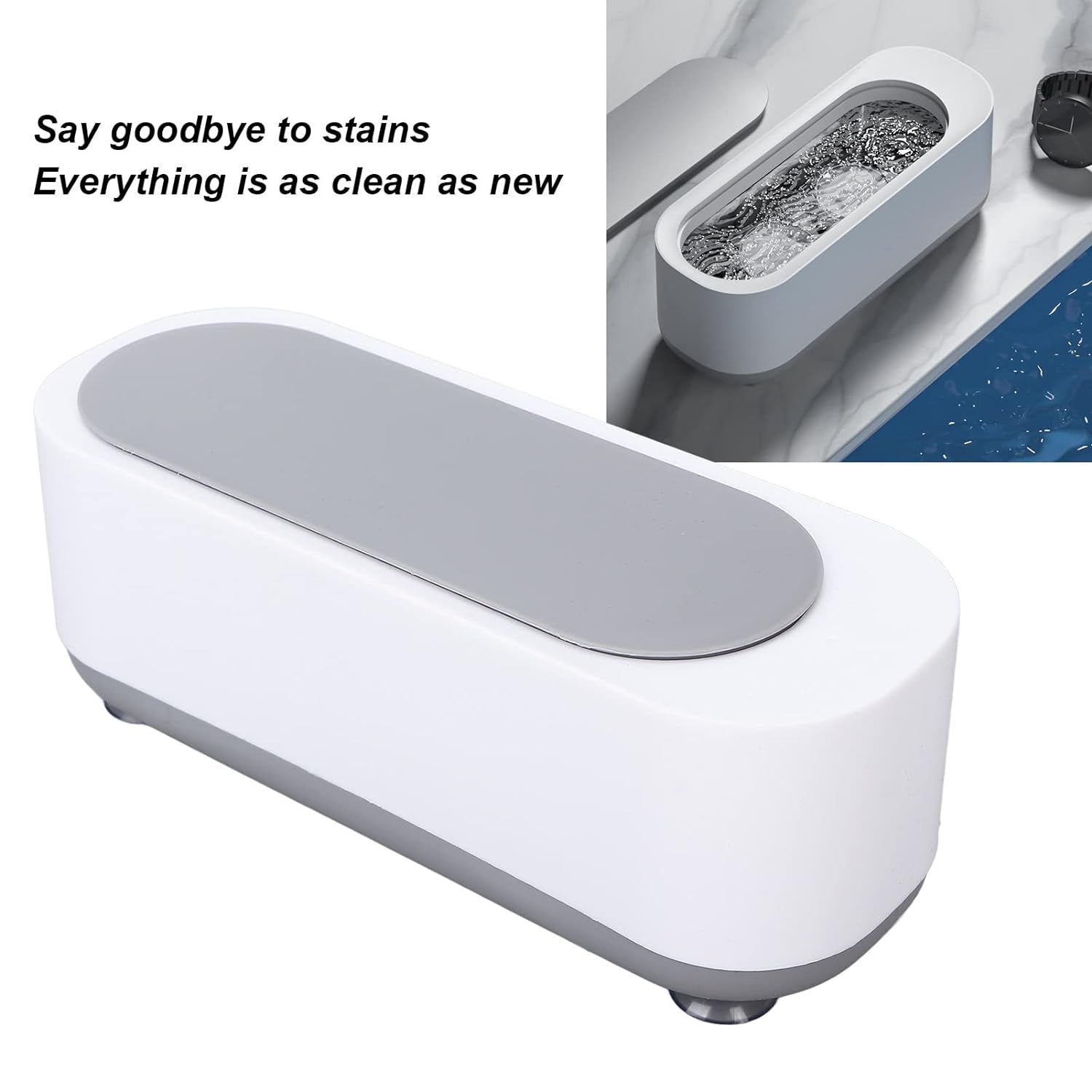 Ultrasonic Jewellery Cleaner – Portable High-Frequency Cleaning Machine (Battery Not Included) Ultrasonic Jewellery Cleaner – Portable High-Frequency Cleaning Machine (Battery Not Included)